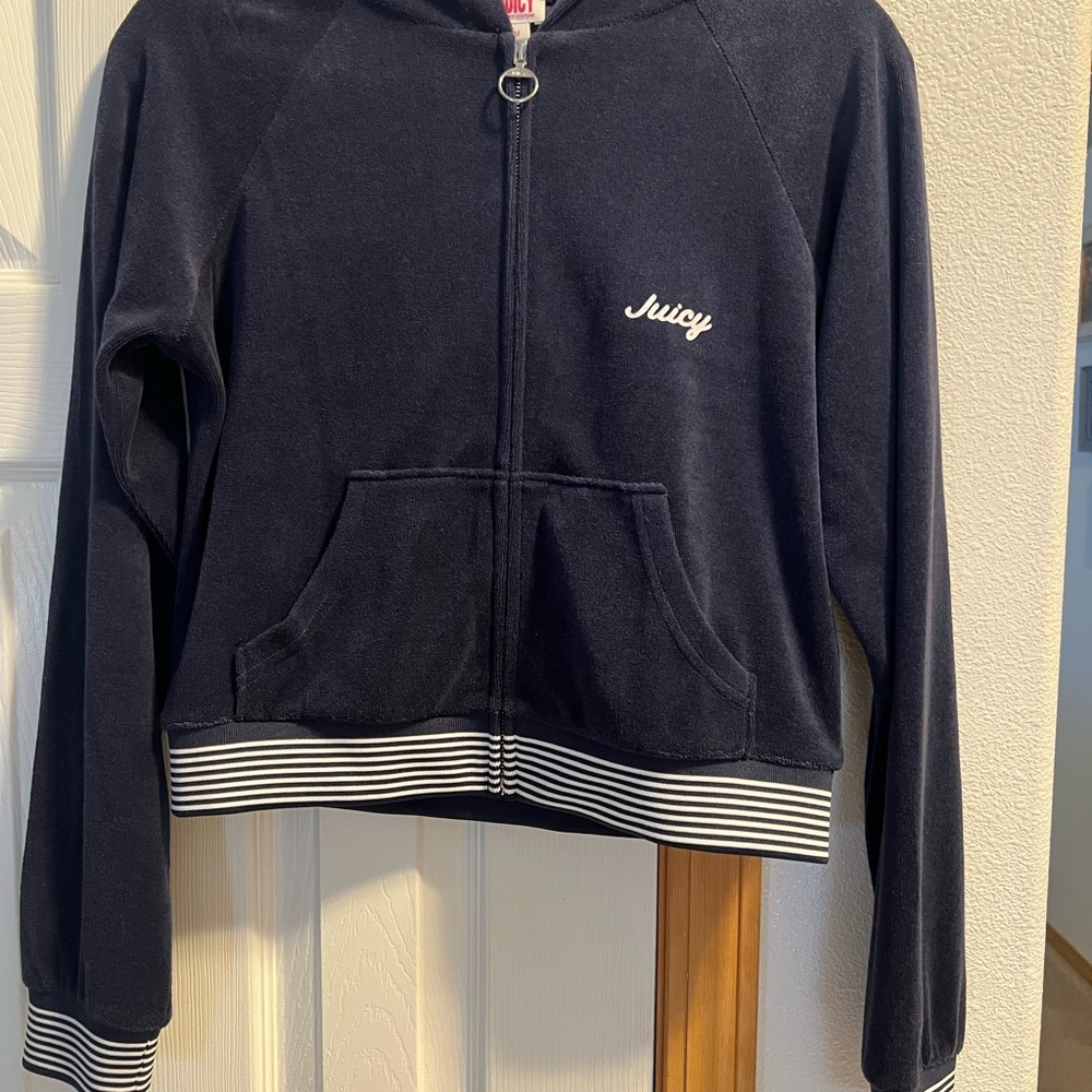 Juicy Couture Kids Dark Blue Hoodie